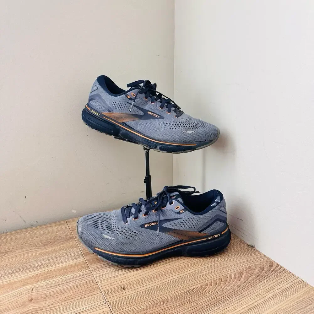 Brooks Ghost 15 Flinstone Gray Sneaker Men’s Size 9 Wide
